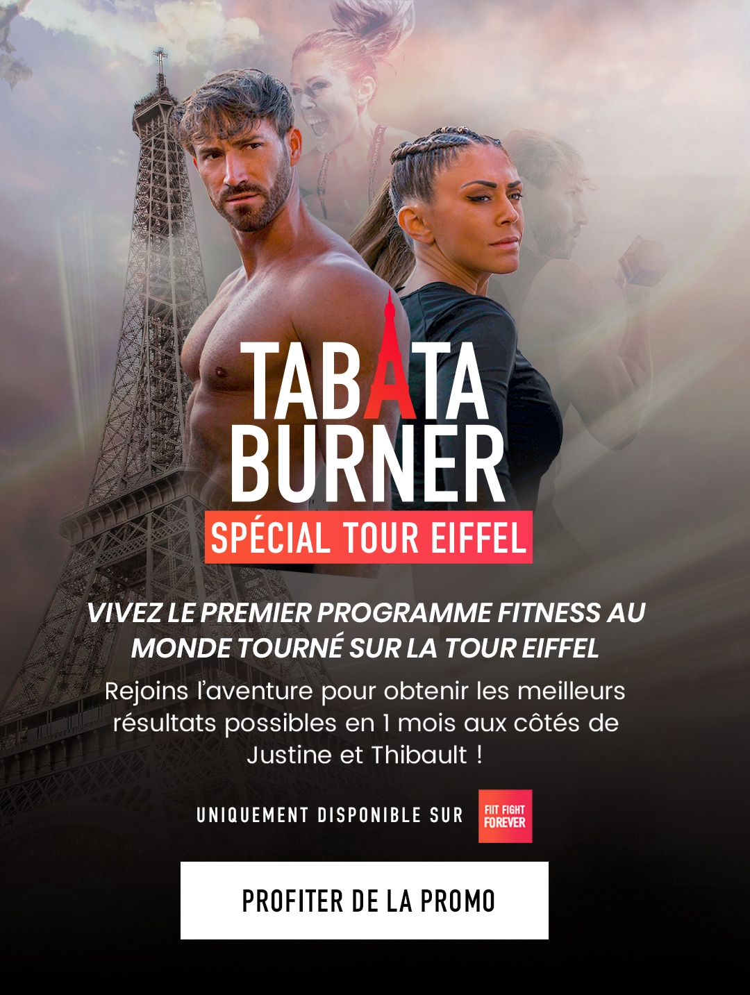 PopUp Tabata Burner - Special Tour Eiffel FiitFightForever